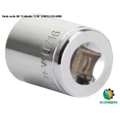 Dado corto 3/8” Estándar 11/16” MIKELS DC-6838