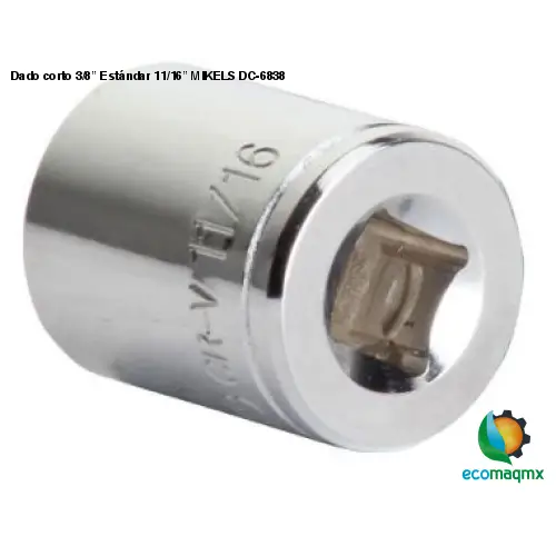 Dado corto 3/8” Estándar 11/16” MIKELS DC-6838