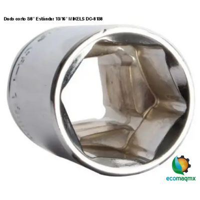 Dado corto 3/8” Estándar 13/16” MIKELS DC-8138