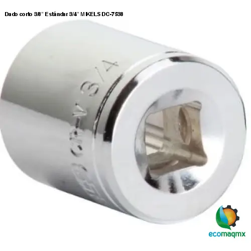 Dado corto 3/8” Estándar 3/4” MIKELS DC-7538