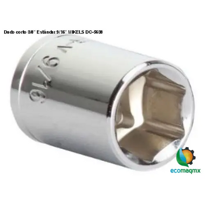 Dado corto 3/8” Estándar 9/16” MIKELS DC-5638