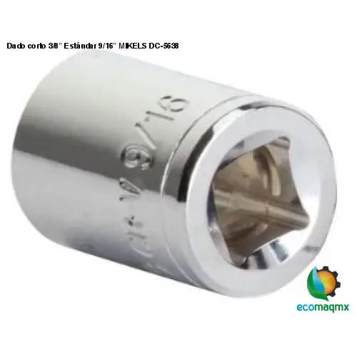 Dado corto 3/8” Estándar 9/16” MIKELS DC-5638