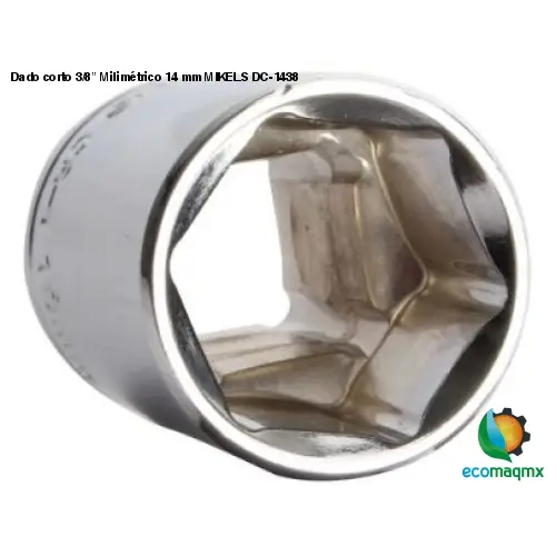 Dado corto 3/8” Milimétrico 14 mm MIKELS DC-1438