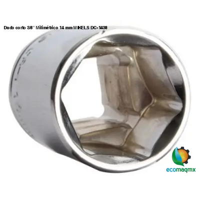 Dado corto 3/8” Milimétrico 14 mm MIKELS DC-1438