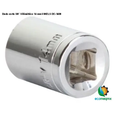 Dado corto 3/8” Milimétrico 14 mm MIKELS DC-1438