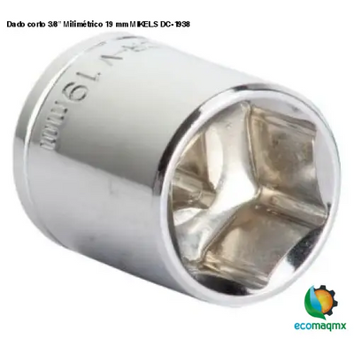 Dado corto 3/8” Milimétrico 19 mm MIKELS DC-1938