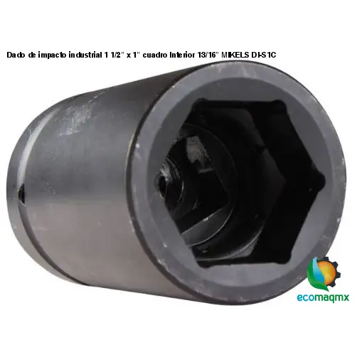 Dado de impacto industrial 1 1/2” x 1” cuadro Interior 13/16” MIKELS DI-S1C