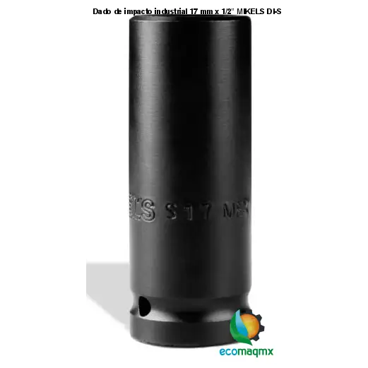 Dado de impacto industrial 17 mm x 1/2” MIKELS DI-S17