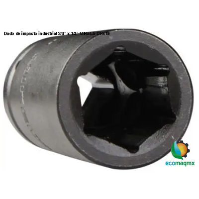Dado de impacto industrial 3/4” x 1/2” MIKELS DI-S19