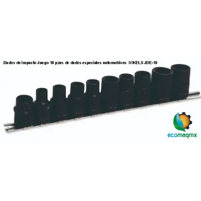 Dados de impacto, Juego 10 pzas de dados especiales automotrices  MIKELS JDE-10