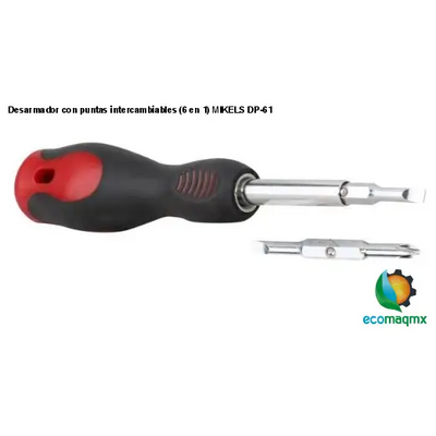 Desarmador con puntas intercambiables (6 en 1) MIKELS DP-61