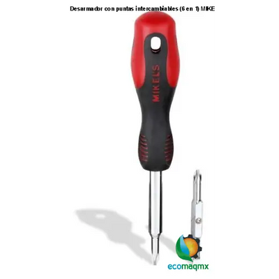 Desarmador con puntas intercambiables (6 en 1) MIKELS DP-61