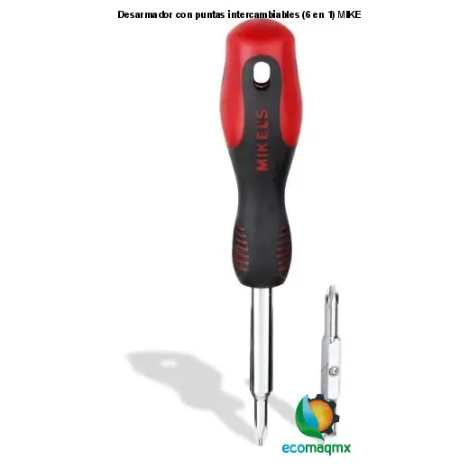 Desarmador con puntas intercambiables (6 en 1) MIKELS DP-61
