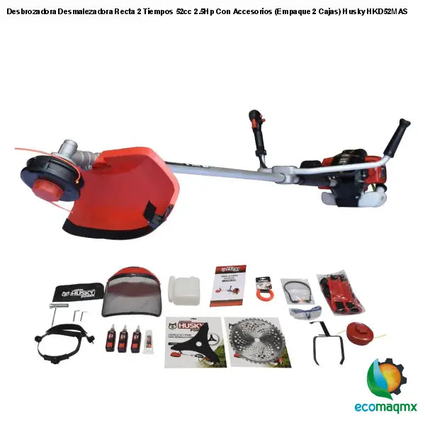 Desbrozadora Desmalezadora Recta 2 Tiempos 52cc 2.5Hp Con