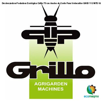 Desbrozadora Podadora Ecológica Grillo 75 cm Ancho de Corte Para Motocultor G85D Y G107D 9.M11.11