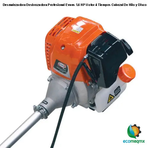 Desmalezadora Desbrozadora Profesional Evans 1.6 HP Motor 4