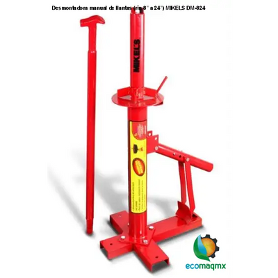 Desmontadora manual de llantas (rin 8” a 24”) MIKELS DM-824