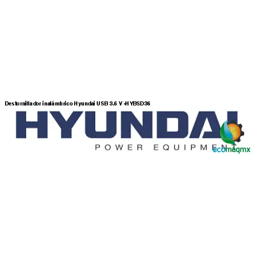 Destornillador inalámbrico Hyundai USB 3.6 V -HYBSD36