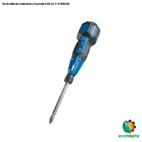 Destornillador inalámbrico Hyundai USB 3.6 V -HYBSD36