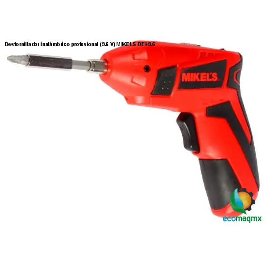 Destornillador inalámbrico profesional (3.6 V) MIKELS DEI-3.6