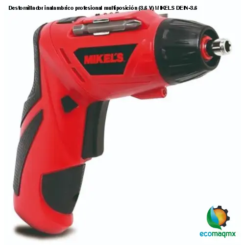 Destornillador inalambrico profesional multiposición (3.6 V) MIKELS DEIN-3.6