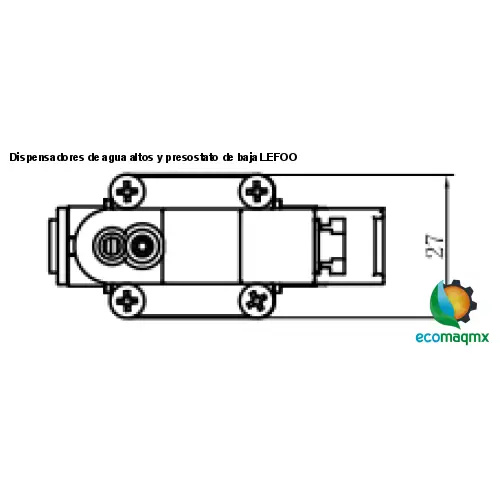 Dispensadores de agua altos y presostato de baja LEFOO