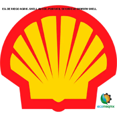 EQ. DE RIEGO AGRIC. SHELL AUTOC. PORTATIL 1X1 35CC 4T SHW3510 SHELL