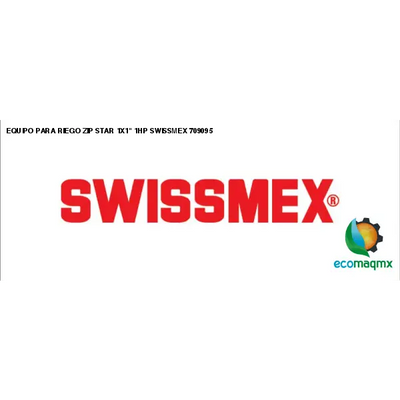 EQUIPO PARA RIEGO ZIP STAR 1X1 1HP SWISSMEX 709095