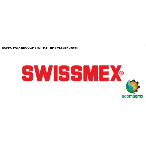 EQUIPO PARA RIEGO ZIP STAR 1X1 1HP SWISSMEX 709095