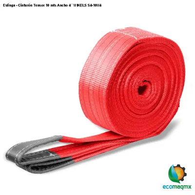 Eslinga - Cinturón Tensor 10 mts Ancho 4´´ MIKELS S4-10M4