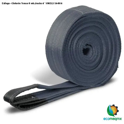 Eslinga - Cinturón Tensor 8 mts,Ancho 4´´ MIKELS S4-8M4