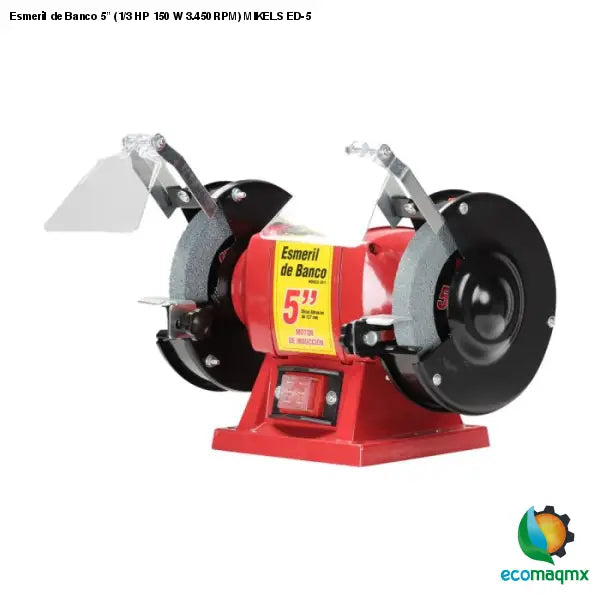 Esmeril de Banco 5” (1/3 HP 150 W 3.450 RPM) MIKELS ED-5