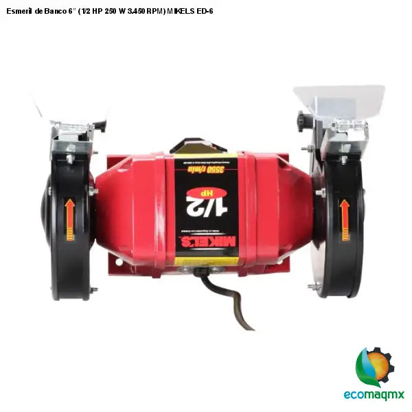 Esmeril de Banco 6” (1/2 HP 250 W 3.450 RPM) MIKELS ED-6