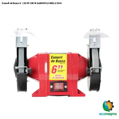 Esmeril de Banco 6” (1/2 HP 250 W 3.450 RPM) MIKELS ED-6