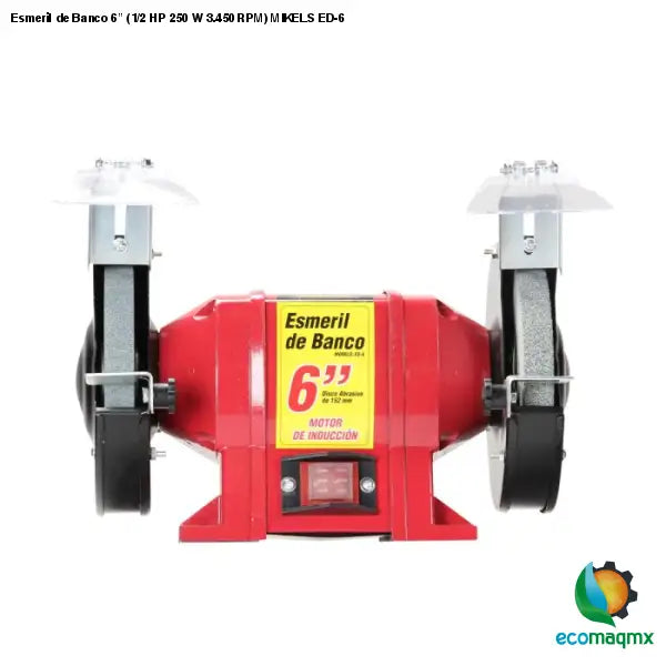 Esmeril de Banco 6” (1/2 HP 250 W 3.450 RPM) MIKELS ED-6