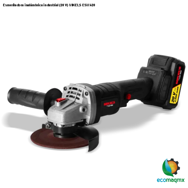 Esmeriladora inalámbrica industrial (20 V) MIKELS ESMI-20