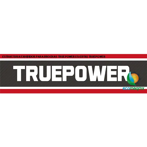 ESTRUCTURA EXHIBIDOR PARA BROCHAS TRUEPOWER ES-EBT02