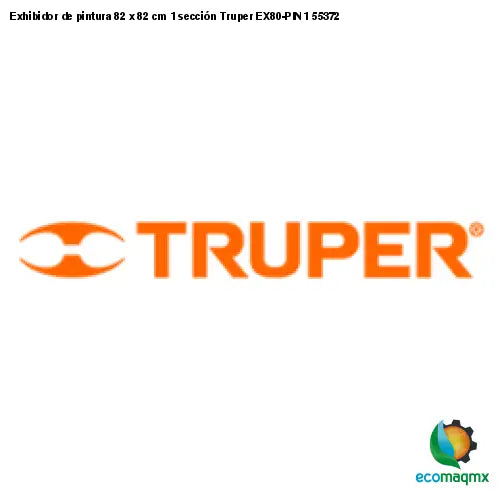 Exhibidor de pintura 82 x 82 cm 1 sección Truper EX80-PIN1