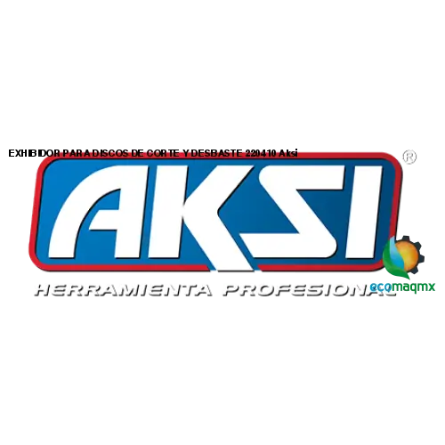 EXHIBIDOR PARA DISCOS DE CORTE Y DESBASTE 220410 Aksi