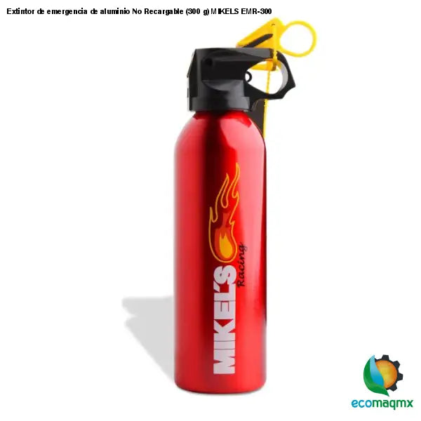 Extintor de emergencia de aluminio No Recargable (300 g)