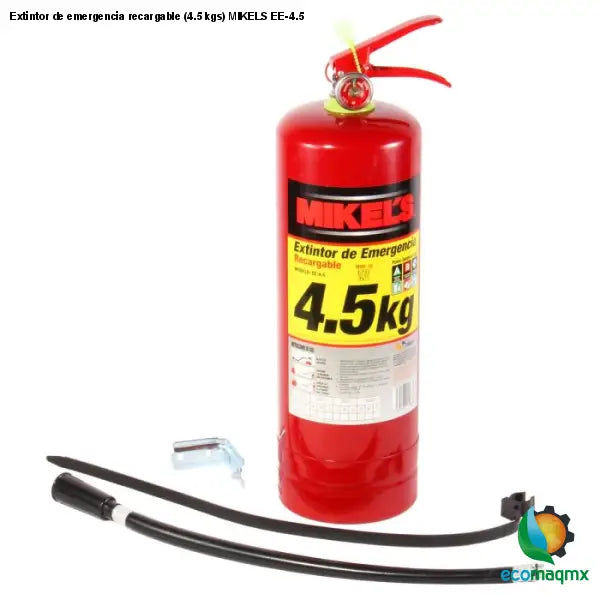 Extintor de emergencia recargable (4.5 kgs) MIKELS EE-4.5