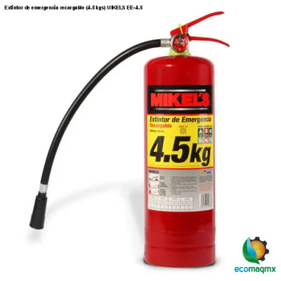 Extintor de emergencia recargable (4.5 kgs) MIKELS EE-4.5