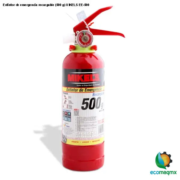 Extintor de emergencia recargable (500 g) MIKELS EE-500