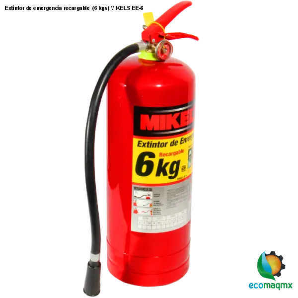 Extintor de emergencia recargable (6 kgs) MIKELS EE-6