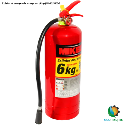Extintor de emergencia recargable (6 kgs) MIKELS EE-6