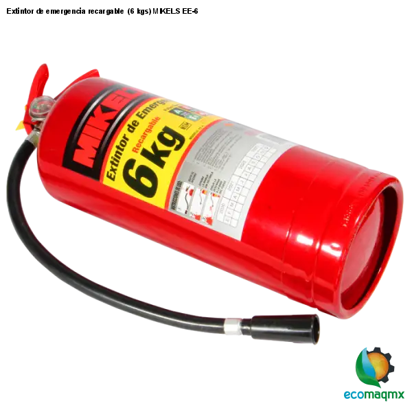 Extintor de emergencia recargable (6 kgs) MIKELS EE-6