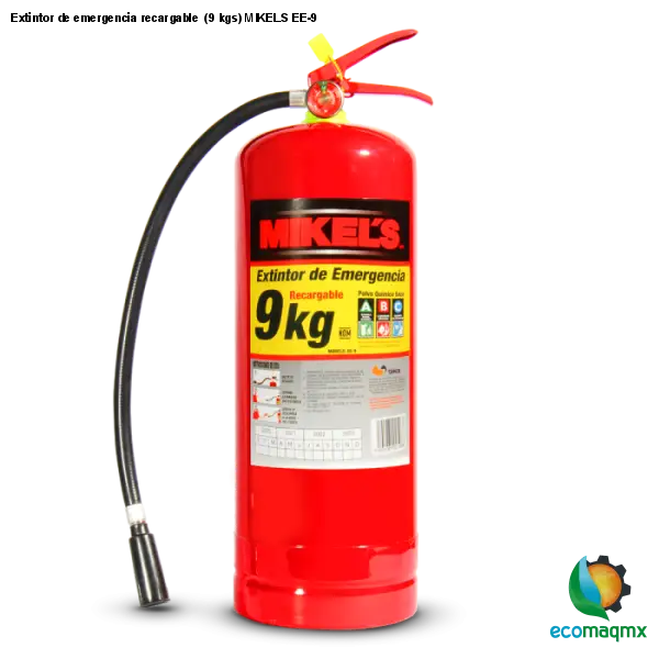 Extintor de emergencia recargable (9 kgs) MIKELS EE-9