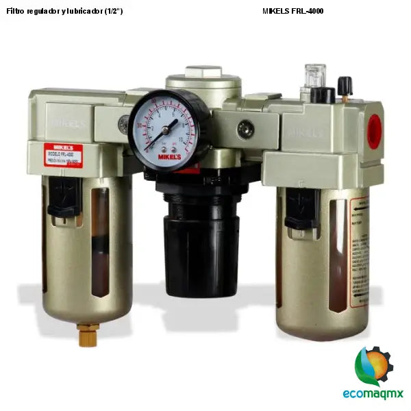 Filtro regulador y lubricador (1/2) MIKELS FRL-4000