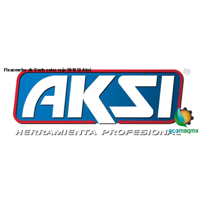 Flexometro de 3 mts color rojo 301612 Aksi