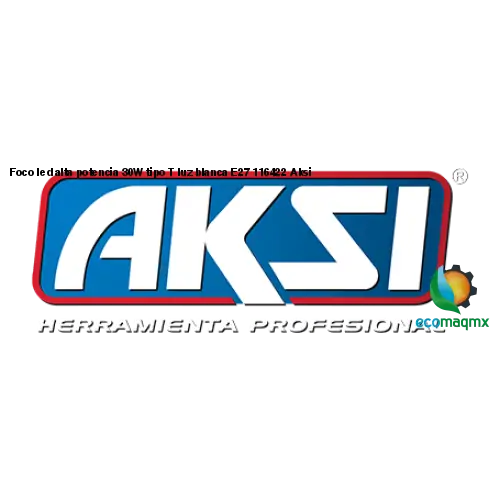 Foco led alta potencia 30W tipo T luz blanca E27 116422 Aksi
